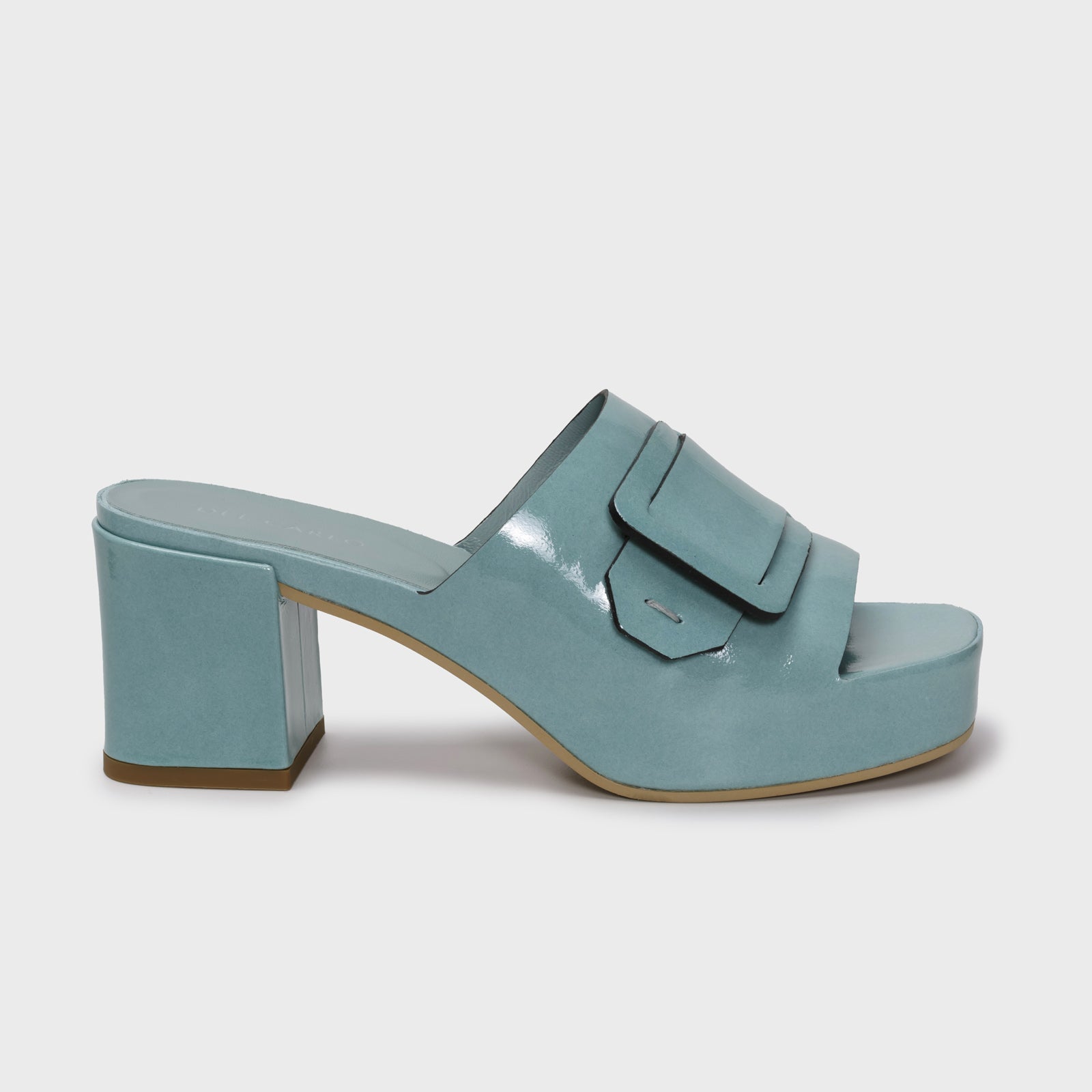 Del Carlo 85mm leather mules - Neutrals